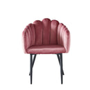 Soft Seat Velvet Studded Design Chair by Lavishway | Bedroom Chairs-41503