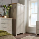 Oak Finish Bedroom Set in Grey by Lavishway | Chest Of Drawers-39443