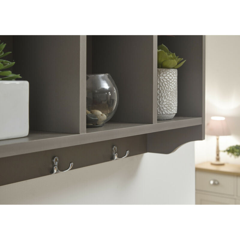 Wall Mounted Coat Hanging Storage Unit by Lavishway | Hall Trees-43297