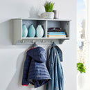 Wall Mounted Storage Coat Hook Rack by Lavishway | Hall Trees-38862
