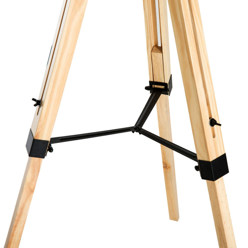 Classic Wooden Tripod Adjustable Floor Lamp by Lavishway | Floor Lamps-42481