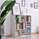9 Cube Storage Unit& Bookcase in White by Lavishway | Book Shelves and Cabinets-42497