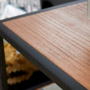 Black Frame Solid Wood 3 Drawer TV Cabinet by Lavishway | TV Units Cabinets-39371