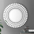 Classic Hallway Decorative Round Wall Mirror by Lavishway | Wall Mirrors-38881