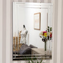 Venetian Silver Double Frame Wall Mirror by Lavishway | Wall Mirrors-41630