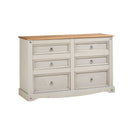 Corona Pine Wooden Bedroom 6 Drawers Chest by Lavishway | Chest Of Drawers-43402