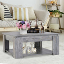 Grey Scratch Resistant Coffee Table by Lavishway | Coffee Tables-44791