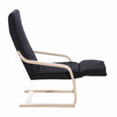 Adjustable Recliner Black Decking Chair by Lavishway | Recliner Armchairs-42445