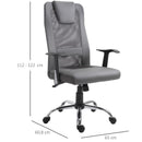 Grey High Back Mesh Office Chair by Lavishway | Mesh Chairs-43953