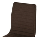 Upholstered Armless Dining Chair Set of 2 by Lavishway | Dining Chairs-43700