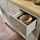 Oak Finish Bedroom Set in Grey by Lavishway | Chest Of Drawers-39466