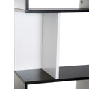 5 Tier S Shape Display Shelving Unit In Black by Lavishway | Book Shelves and Cabinets-44760