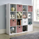 Wooden White Storage Bookcase Display Unit by Lavishway | Book Shelves and Cabinets-39181