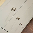 Oak Finish Bedroom Set in Grey by Lavishway | Chest Of Drawers-39456