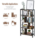 Industrial-Style 4 Shelf Bookcase by Lavishway | Book Shelves and Cabinets-44700
