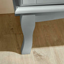 Sculpted Legs 2 Door 2 Drawers Grey Sideboard by Lavishway | Sideboards-43162