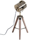 Tripod Table Desk Lamp with Wooden Base by Lavishway | Desk Lights-43879