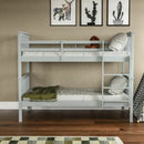 Wood Frame Solid Pine Bunk Bed by Lavishway | Wooden Beds-38969