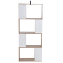 4 Tier White Wooden Display Shelving Unit by Lavishway | Bookcases & Shelves-44746