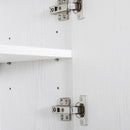 Freestanding Kitchen Cabinet in White by Lavishway | Display Cabinet-38490