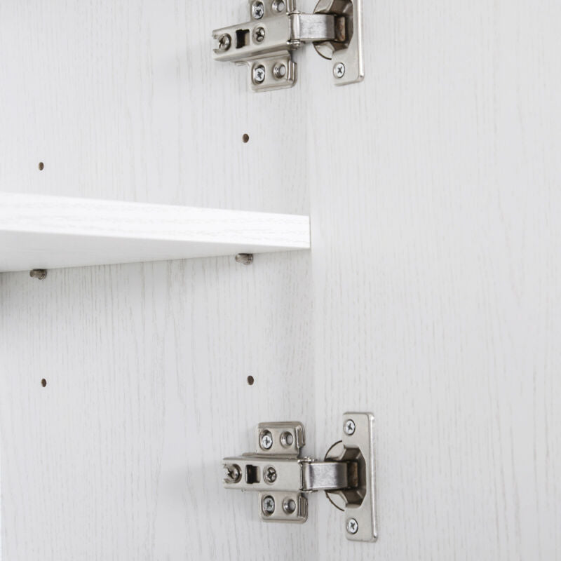 Freestanding Kitchen Cabinet in White by Lavishway | Display Cabinet-38490