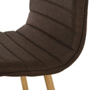 Upholstered Armless Dining Chair Set of 2 by Lavishway | Dining Chairs-43697