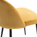 Upholstered Fabric Modern Dining Chair by Lavishway | Dining Chairs-42763