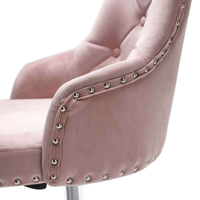 Adjustable Swivel Velvet Chair by Lavishway | Velvet Chairs-39299