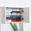 Freestanding Kitchen Cabinet in White by Lavishway | Display Cabinet-38487