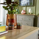 Set of Grey Oak Living Room Furniture by Lavishway | Book Shelves and Cabinets-42955