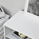2-Tier Bookcase in White & Grey by Lavishway | Book Shelves and Cabinets-43833