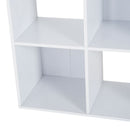 9 Cube Storage Unit& Bookcase in White by Lavishway | Book Shelves and Cabinets-42502
