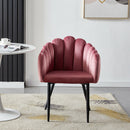 Soft Seat Velvet Studded Design Chair by Lavishway | Bedroom Chairs-41499