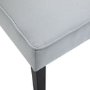 Tufted Fabric Dining Chair With Wooden Legs by Lavishway | Dining Chairs-43627