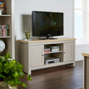 Set of Grey Oak Living Room Furniture by Lavishway | Book Shelves and Cabinets-42957
