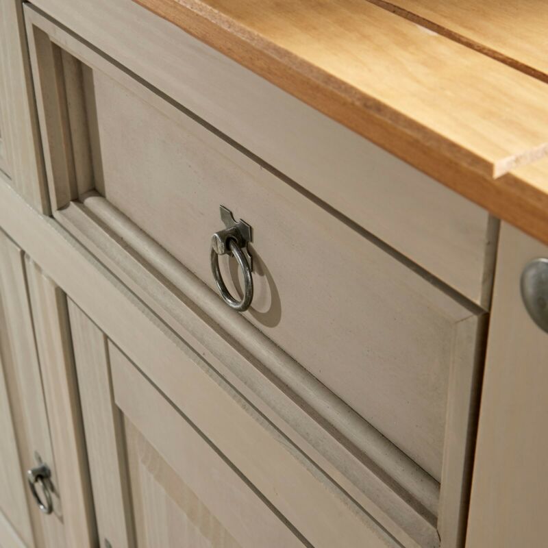 Corona Pine Grey Living Room Furniture by Lavishway | Coffee Tables-43013