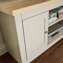 Set of Grey Oak Living Room Furniture by Lavishway | Book Shelves and Cabinets-42965