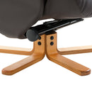 Recliner Brown Footrest Armchair by Lavishway | Recliner Armchairs-39227