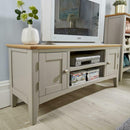2 Doors 2 Shelf Wooden TV Unit With Storage by Lavishway | TV Units Cabinets-43135