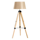 Classic Tripod Wooden Floor Lamp by Lavishway | Floor Lamps-42384
