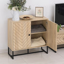 Two Doors Storage Sideboard Cabinet by Lavishway | Sideboards-44815