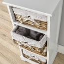 Wooden Basket Chest Storage Units by Lavishway | Hallway Cabinets-43354