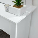 Sliding Mirror Dressing Table in White by Lavishway | Dressing Tables-43516