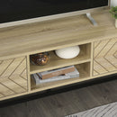Arrowed 2 Drawer Wooden TV Unit With Storage by Lavishway | TV Units Cabinets-43910