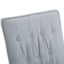 Tufted Fabric Dining Chair With Wooden Legs by Lavishway | Dining Chairs-43628