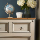 Corona Pine Wooden Bedroom 4 Drawers Chest by Lavishway | Chest Of Drawers-38784