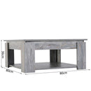Grey Scratch Resistant Coffee Table by Lavishway | Coffee Tables-44799