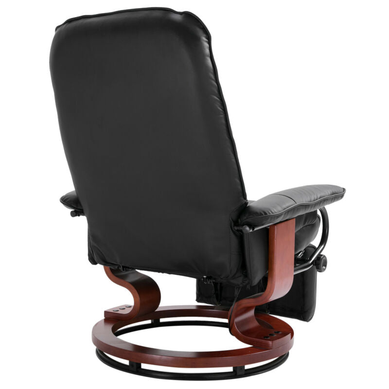 Office Recliner Faux Leather Plush Sofa Chair by Lavishway | Recliner Sofa-39134