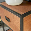 1 Drawer Dark Brown Side Table by Lavishway | Side Tables-43438