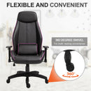Black Office Recliner With Pillow Chair by Lavishway | Gaming Chairs-43666